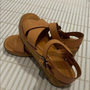Kork-Ease Tan Leather Sandals